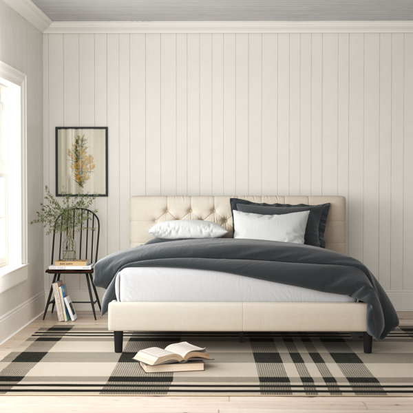 Latitude Run® Billierose Tufted Upholstered Low Profile Platform Bed